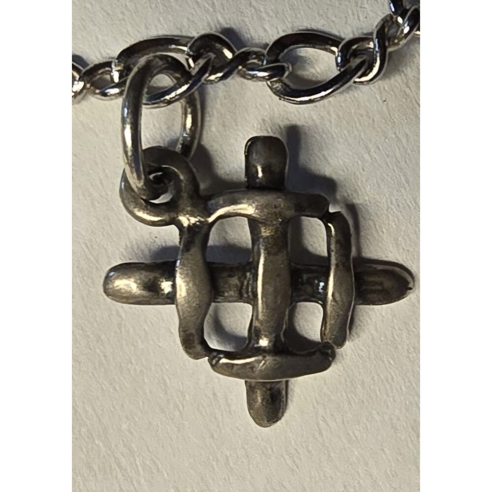 James Avery Sterling Charm Chain Necklace 24" w/13 Vintage Charms Sterling - Picture 7 of 16